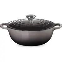 Le Creuset Bräter Le Creuset Marmite Gußeisen Flint 26 cm
