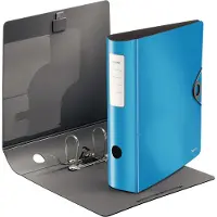 Leitz Ordner Active Solid A4 82mm blau, A4, Lagerung, Hartschaumstoff, Blau, 500 Blätter, 8,2 cm