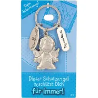 Depesche Schlüsselanhänger 003 Schutzengel silber