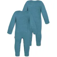 Normani 2er Pack Baby Merino Strampler „Tangoio" - 9593