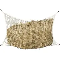 Kerbl Heunetz (24 Std.-Fütterung 160x100cm, Maschen 3x3cm reißfest) weiß 322000