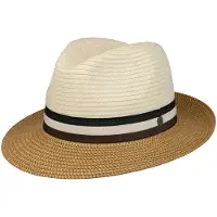 Bugatti Kopfbedeckung Herren Papier beige, 61 786151-0002-00610