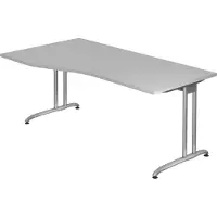 Hjh OFFICE PRO BELA 18 S - Grau 180 x 100
