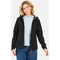 Camel active Softshell Jacke aus recyceltem Polyester in Schwarz | Gr.: 44