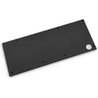 EKWB EK Water Blocks Classic GPU Backplate RX 6800/6900, Rückenplatte, Aluminium, Schwarz, EK-Classic GPU Water Block RX 6800/6900 D-RGB, 107,5 mm, 263,7 mm