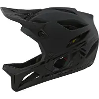Troy Lee Designs Fullface Helm Stage , Stealth Midnight - Schwarz, M/L