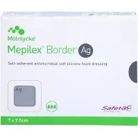 Mepilex Border Ag Schaumverb.7x7,5 cm steril 5 St Verband