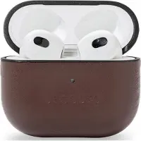 Decoded Leather Aircase Lite for Airpods Gen3 Chocolate Brown