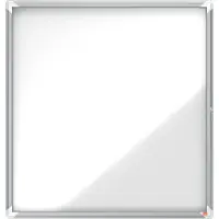 Nobo Premium Plus 12xa4 Blatt Außendisplay-vitrine Magnetisch Weißer Hintergrund