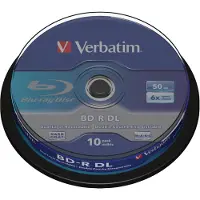Verbatim 10 Bd-r Blu-ray 50gb 6x