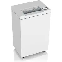 Ideal Aktenvernichter 2445 SMC, Minischnitt 0,8 x 5 mm, P-7, 35 l, 3-4 Blatt Schnittleistung, mit Rollen, Blauer Engel, grau