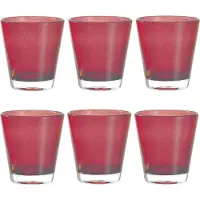 Leonardo Glas "Trinkgläser Burano 330 ml 6er Set lila"