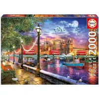 Educa Borras London Bei Sonnenuntergang Holzpuzzle 2000 Stücke Mehrfarbig Mehrfarbig One Size