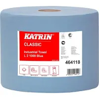 Katrin Reinigungsrollen , 2 Rollen mit je 1000 Blatt, 2-lagig, blau