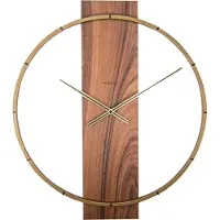 Nextime 3195BR, Wand, Quarzuhr, andere, Braun, Edelstahl, Erwachsene