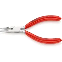 Knipex Elektronik-Greifzange DIN ISO 9655 Länge 125mm flach-rund Kunststoff-Überzogen - 37 33 125