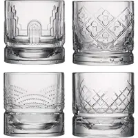 La Rochère France Whiskyglas "Whiskybecher Dandy 300 ml 4er Set transparent"