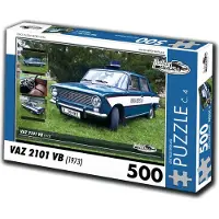 Retro-auta Puzzle Nr. 04 - VAZ 2101 VB (1973) 500 Teile