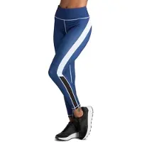 Björn Borg Leggings High Waist Mesh Stripe STHLM Blue Depths Damen-Größe 38