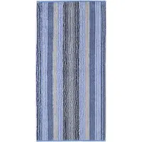 Cawö Handtücher Unique Stripes Saphir (3er Set)