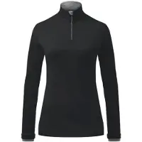 Kjus Skipullover Feel Half Zip Damen Black Dark Dust-Größe 40