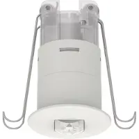 Schneider Electric KNX Mini-PIR til diskret installation i nedh?ngt loft. PIR registrerer tilstedev?relsen af persone
