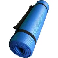 InnovaGoods Jute-Yoga-Matte Softee 24498.028 Blau (120 x 60 cm)