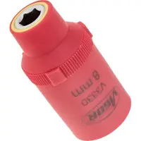 Vigor V3330, Buchse, 1/2", Metrisch, 1 Kopf/Köpfe, 8 mm, 55 mm