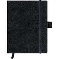 Herlitz 11155843, Einfarbig, Schwarz, 96 Blätter, 80 g/m², Kariertes Papier, Universal