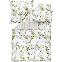 Estella Mako-Satin Bettwäsche Tilda multicolor 155x220 cm + 80x80 cm