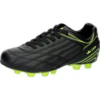 Lico Fußballschuhe Soccer Champ aus Synthetik mit rutschfester Gummilaufsohle und Stollen, Größe 37