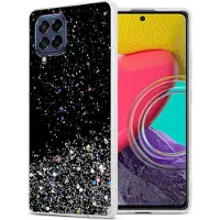 Cadorabo TPU Hülle für Samsung Galaxy M53 5G mit Glitzer