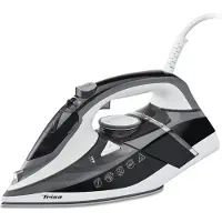 Trisa Electronics Trisa Profi Steam i6242 Dampfbügeleisen Schwarz Grau Weiß 2400 W