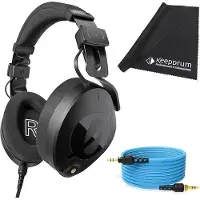 Rode NTH-100 Kopfhörer mit 2.4m Kabel Blau mit Tuch