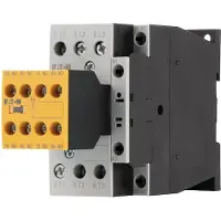 Eaton Power Quality Eaton 191711 Sicherheitsschütz, 380 V 400 V: 11 kW, 2 S, 3 Ö, RDC 24: 24 - 27 V DC, Gleichstrombetätigung, Schraubklemmen, Mit Spiegelkontakt.