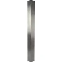 Simausrom Säulenfuss Jaco Tischbein eckig 60x60mm Höhe 1057 mm, Edelstahl gebürstet