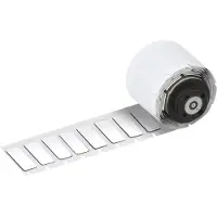 Brady M6-01-7593-WT, Aufgeschäumter Polyester, Weiss, glänzend, 27.00 x 8.00 mm, permanent (250 E.)