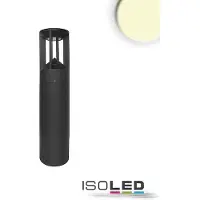 ISOLED LED Wegeleuchte Poller-4, 40cm, 9W, sandschwarz, warmweiß