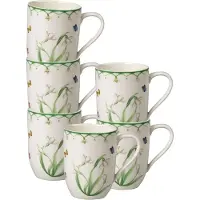 Villeroy & Boch Multipack Colourful Spring Becher mit Henkel - 6 Stück