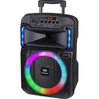 Trevi XF 370 KB, 25 W, Kabellos, USB Typ-A, USB Typ-C, Party Lautsprecher, Schwarz, Drehregler