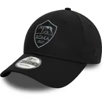 New Era 9Forty Strapback Cap - TONAL AS Roma schwarz