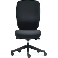 Sitwell Bandscheiben-Drehstuhl Profi-Office schwarz ohne Armlehnen