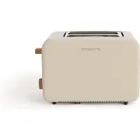Create Toast Retro, 2 Scheibe(n), Sand, Acrylnitril-Butadien-Styrol (ABS), Stahl, Tasten, Niveau, Drehregler, 850 W, 220/240 V