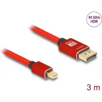 DeLOCK Mini DisplayPort zu DisplayPort Kabel 8K 60 Hz 3 m