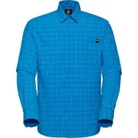 Mammut Lenni Longsleeve Shirt Men glacier blue-marine