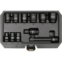YATO Steckschlüssel-Satz 1/2" 11-Teilig 10 - 27 mm