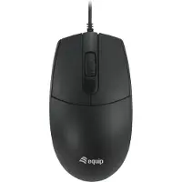 Equip USB-Silent-Maus, Beidhändig, Optisch, USB Typ-A, 1200 DPI, Schwarz