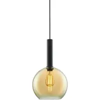 ISOLED Pendelleuchte, amber round Glas, E27, 25cm, 50-300cm, exkl. Baldachin