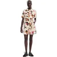 Desigual Hemdkleid Monicawhite 25SWVW13 Écru Regular Fit