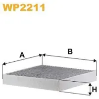 WIX FILTERS Filter, Innenraumluft WP2211